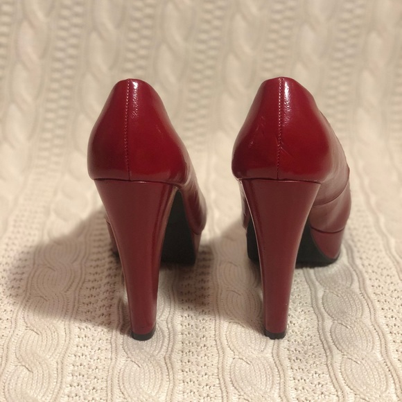 City Streets, red, open toe, heels, 8.5 womens - Picture 3 of 8